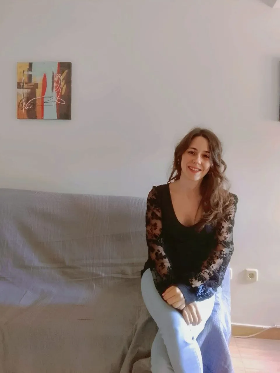 Gema Mascaraque, psicóloga, en la consulta